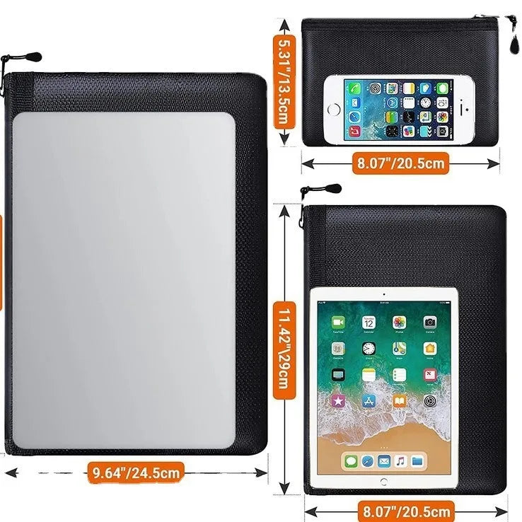 Fireproof and Waterproof Document Bag