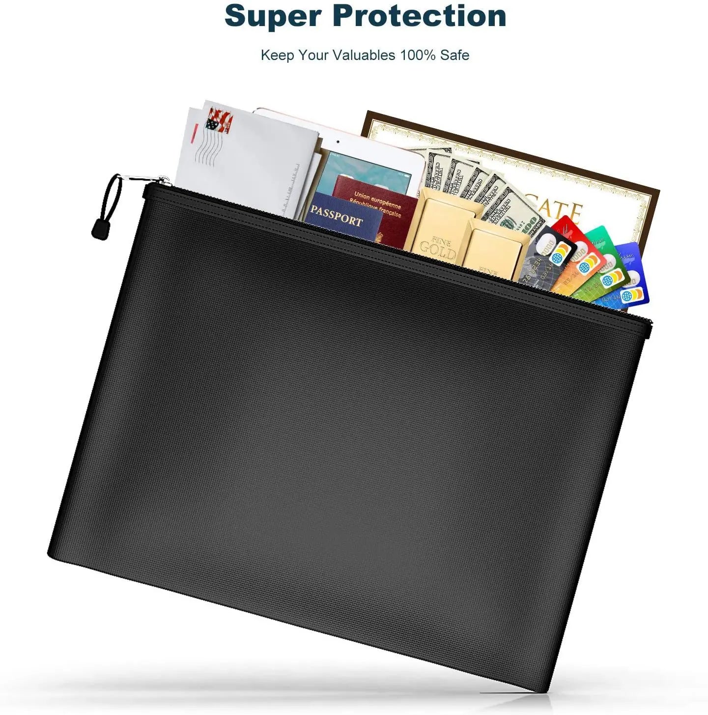 Fireproof and Waterproof Document Bag